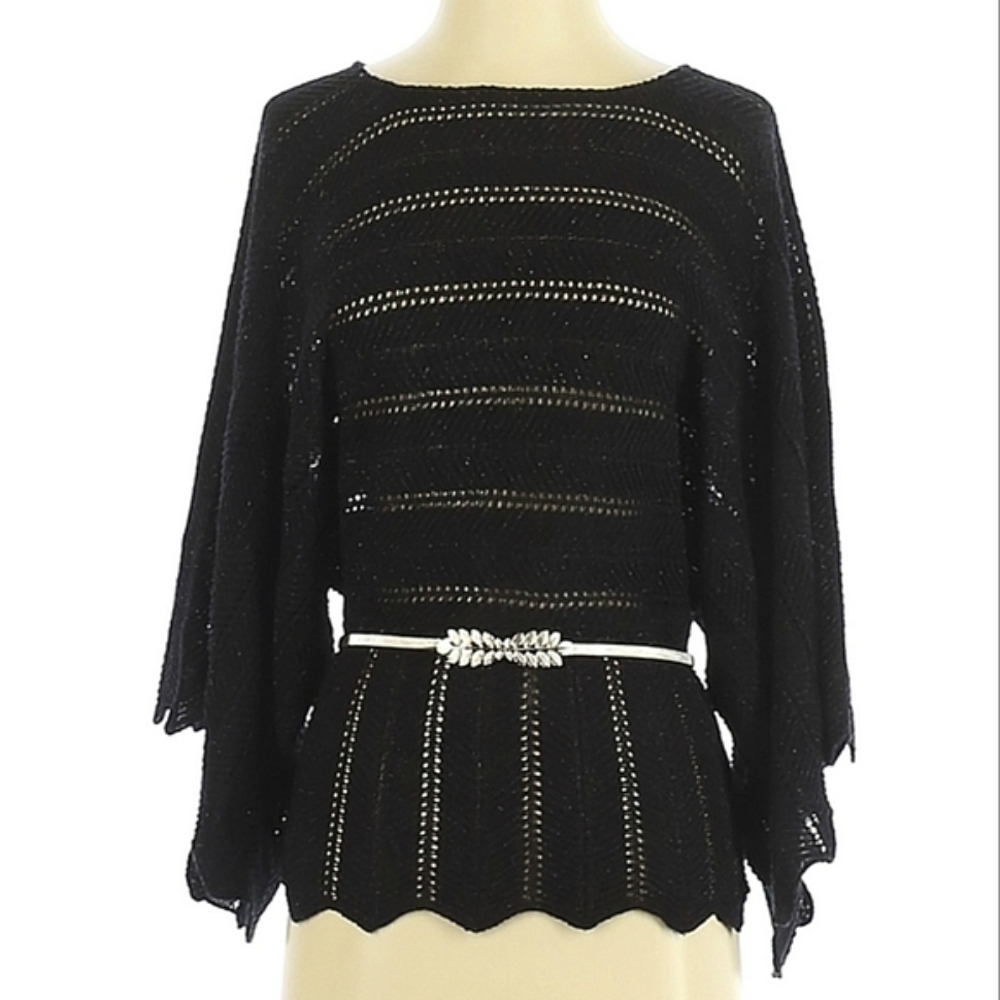 ▪️Sold▪️ Vintage '70s '80s Witchy Batwing Sweater
